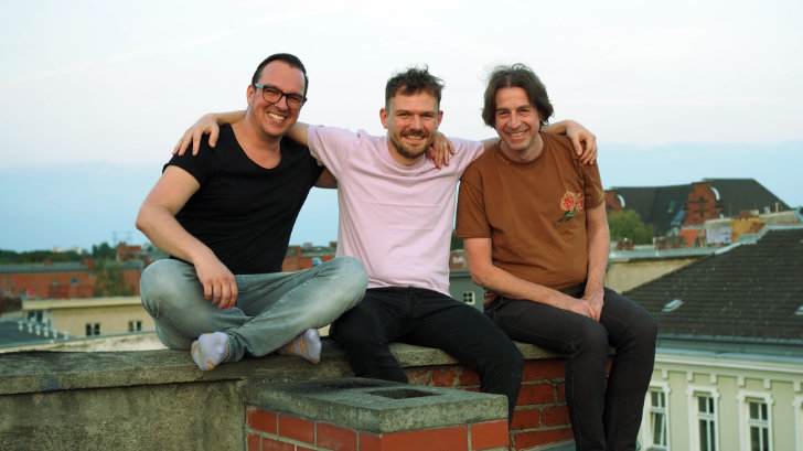 Die drei Gründer von ThankU: Martin Belza (links), Lukasz Belza (mittig), Dr. Carsten Meyer (rechts)